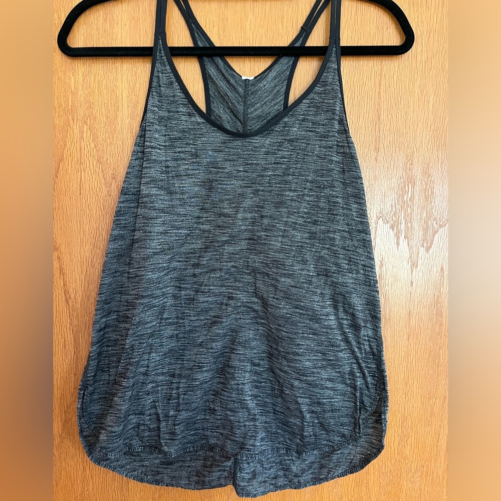 Lulu Lemon grey workout top